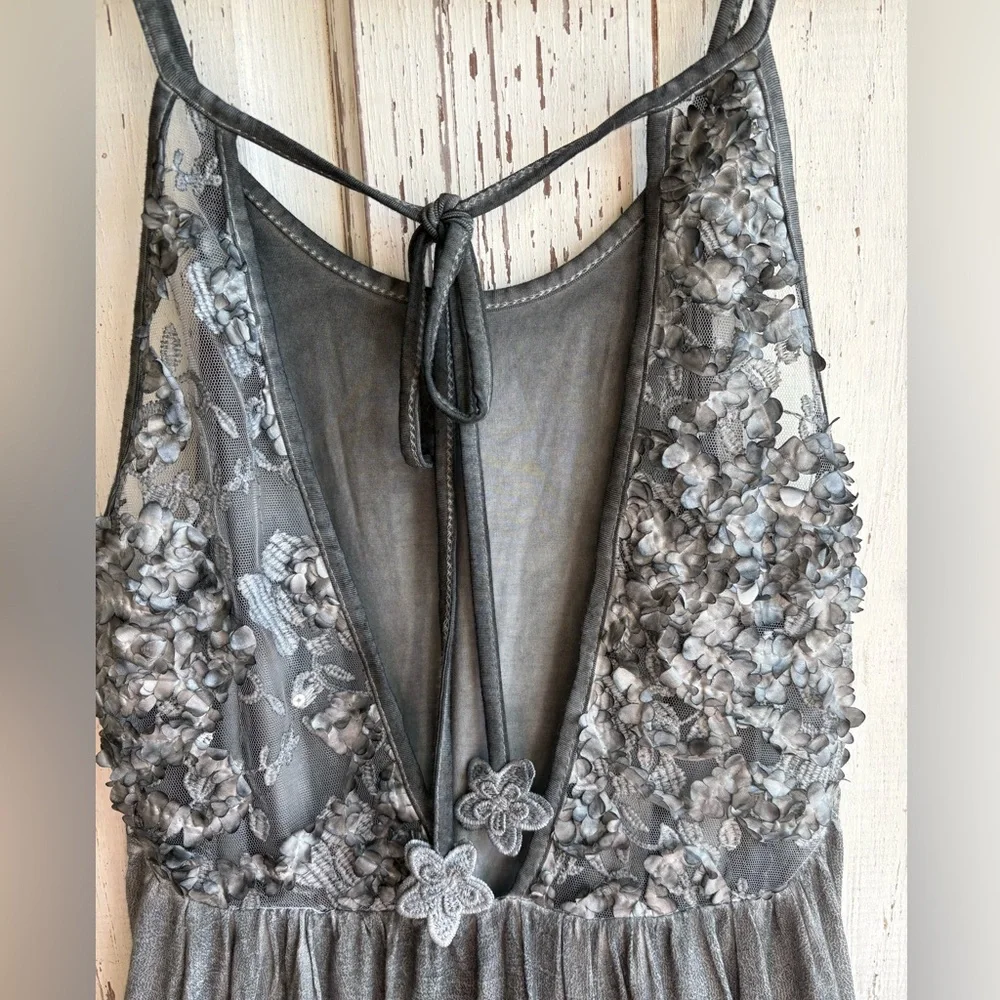 NWOT- POL Brand  floral appliqué dress - Picture 4 of 7